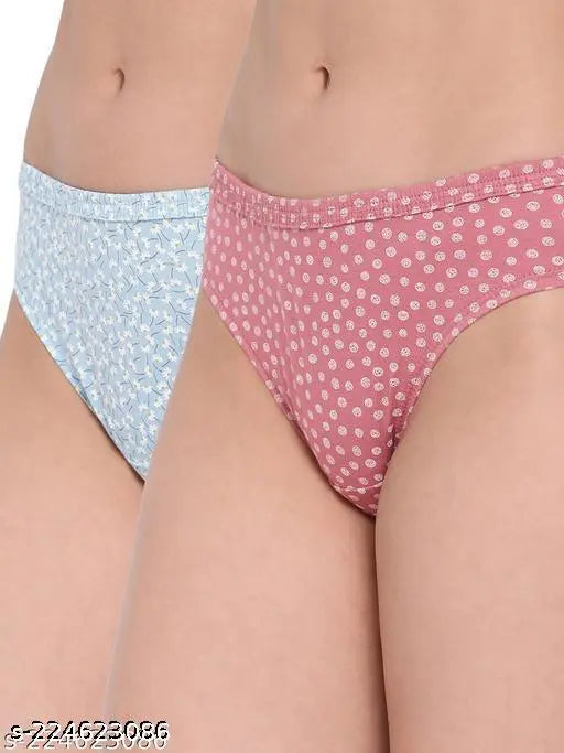 Lux Lyra 215 Assorted Cotton Panty (Pack of 2)