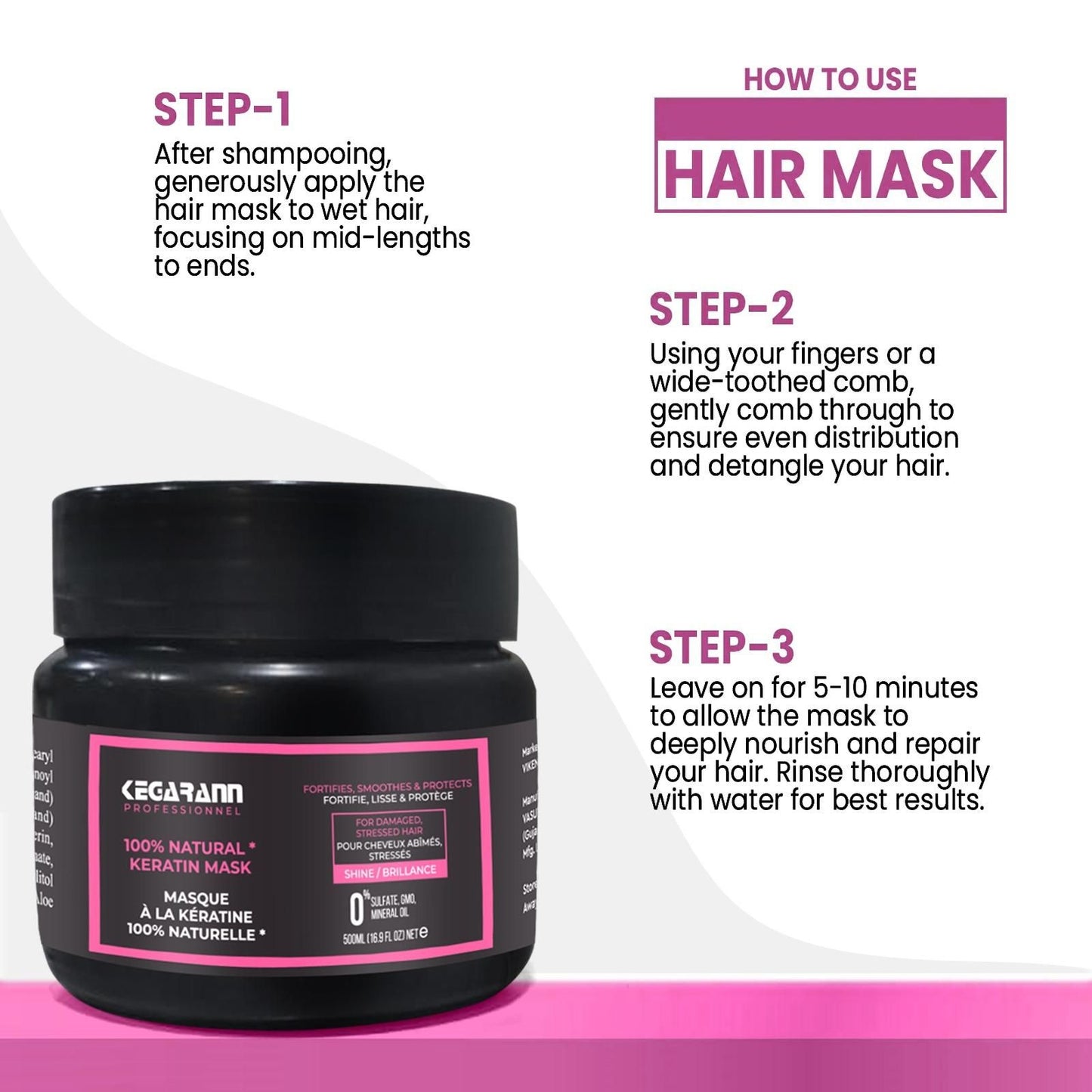 Kegarann™- Ultra Repairing Hair Mask with Keratin | 📢 BUY 1 GET 1 FREE 🏷️