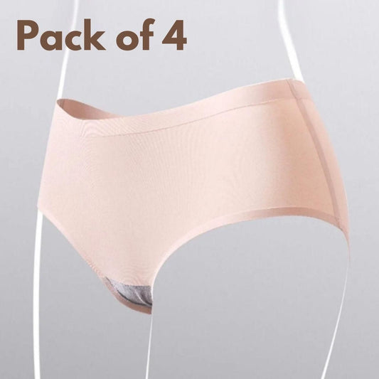 Womens Leak Proof Panties Personal Care 📢 (Pack of 4) 🏷️