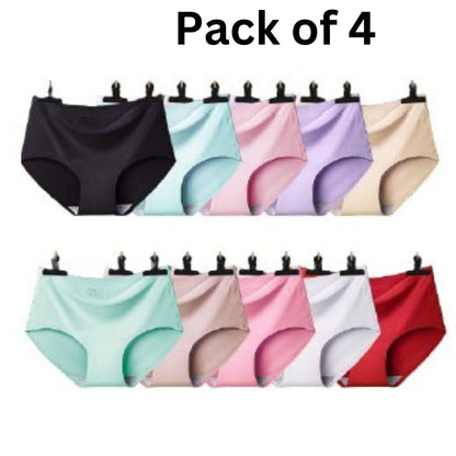 Women's Seamless Underwear (Multicolor) 📢 (Pack of 4) 🏷️