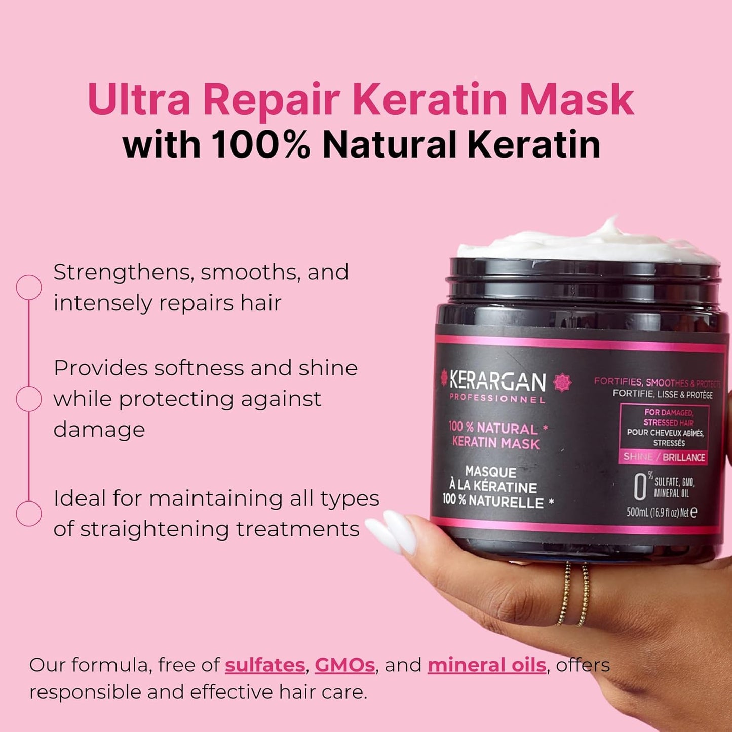 Kegarann™- Ultra Repairing Hair Mask with Keratin | 📢 BUY 1 GET 1 FREE 🏷️