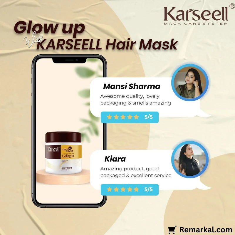 Karseell Maca Power Collagen Hair Mask | 📢 BUY 1 GET 1 FREE 🏷️